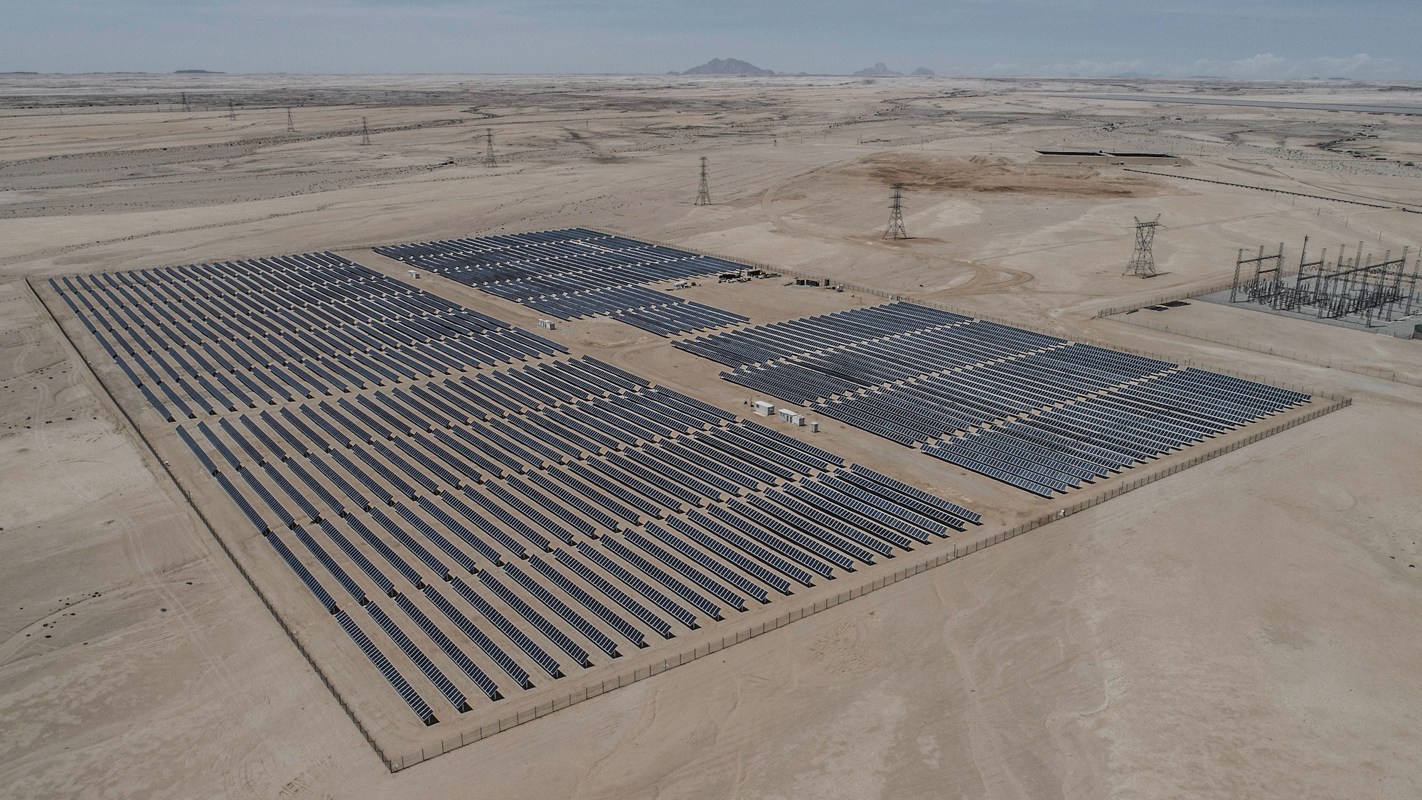 Solar plant at Trekkopje