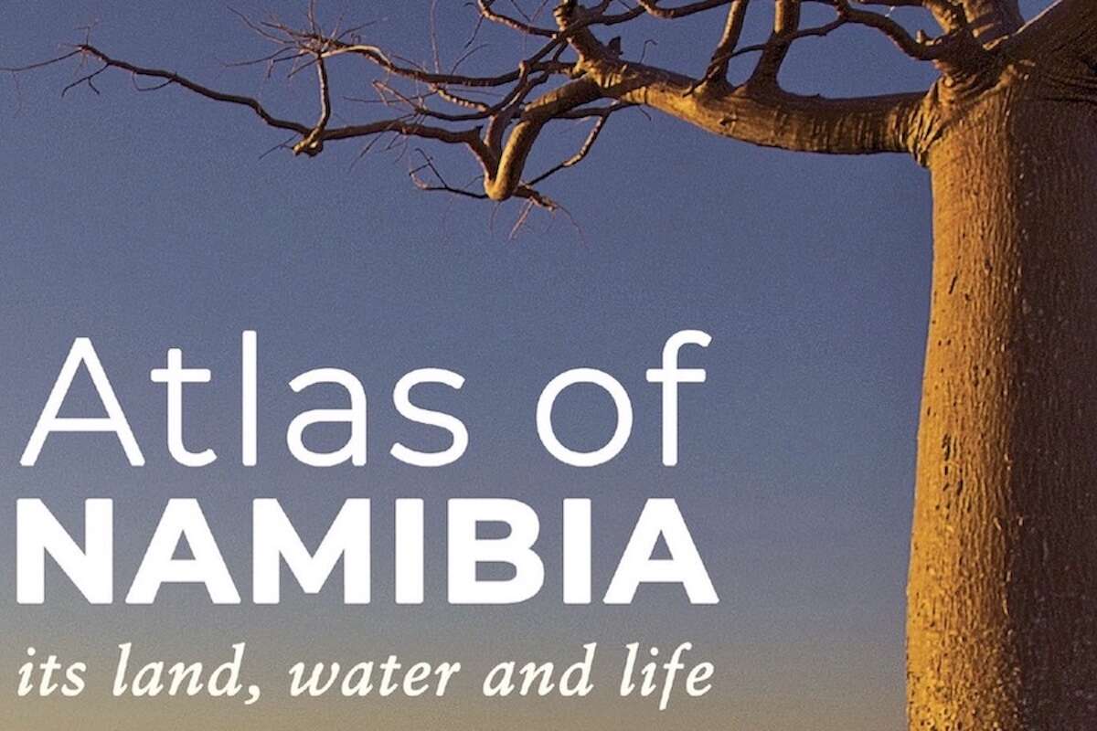 The front cover of the Atlas of Namibia.